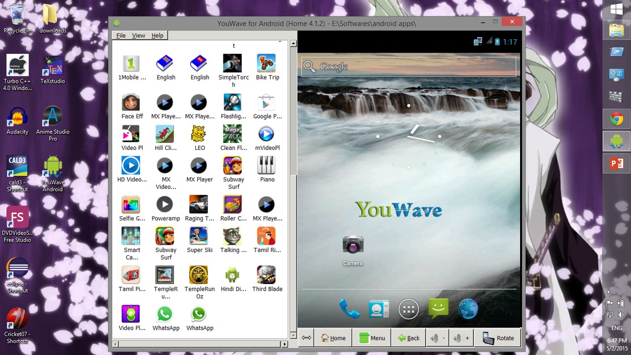 Light weight ANDROID EMULATOR – YOUWAVE – Why Surf Swim